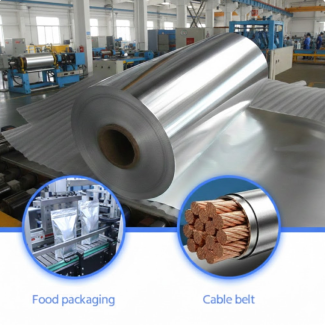 Primer coated aluminum foil application in packaging