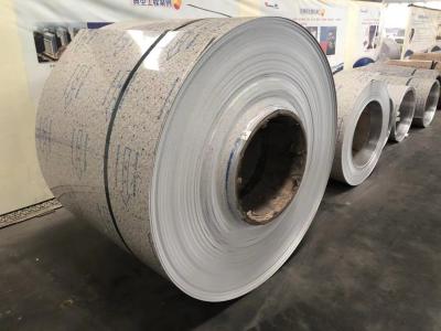 China 3000 Series Marble pattern color coated aluminum coil for decorations and door Materials for sale