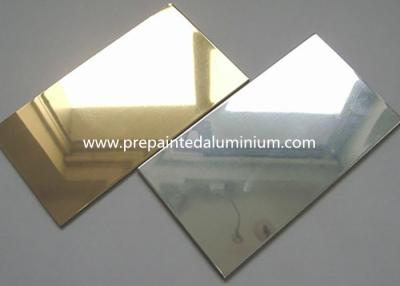 China High Performance Aluminum Mirror Sheet With Laminate / Polished / Anodized Treatment for sale