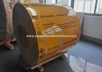 China MTC Width 2490mm Prepainted Aluminum Coil  PVDF Surface Coating for sale