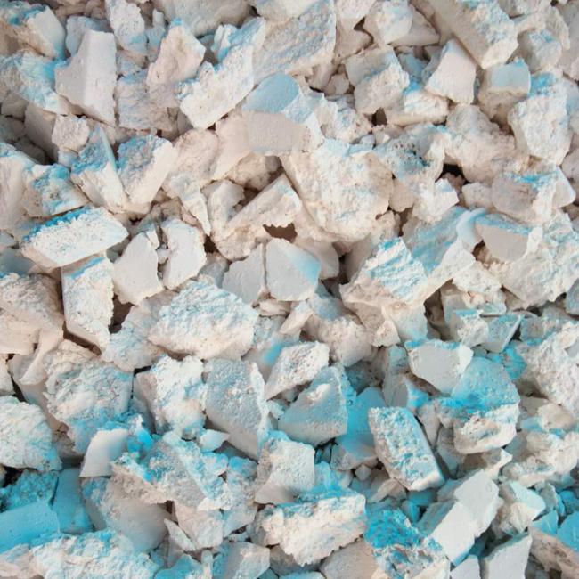 Lump and Honeycomb Calcium Chloride product photo showing industrial desiccant material