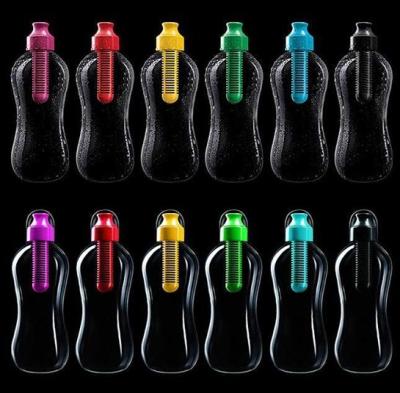 China 500ml hot-selling plastic water bottle with actived carbon filter/bobble bottle for sale