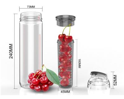 China 27oz Fruit Bottle/Fruit Infuser Water Bottle BPA Free for sale