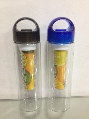 China tritan water bottle with Fruit Infuser/tritan water bottle for sale