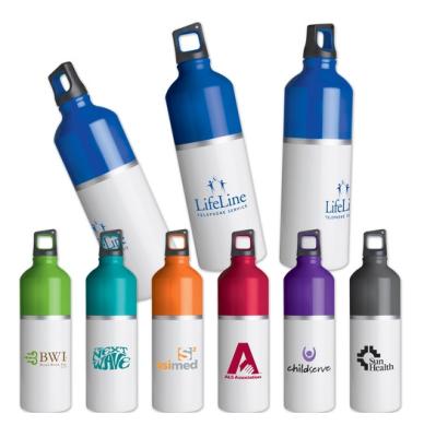 China 2 tones 750mL Sports Water Bottle - BPA Free bottle for sale