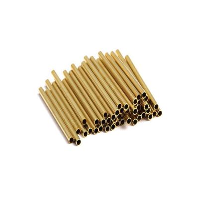 China JIS ASTM Seamless Brass Tube , Brass Copper Pipe CuZn37 CuZn40 C6782 Material for sale