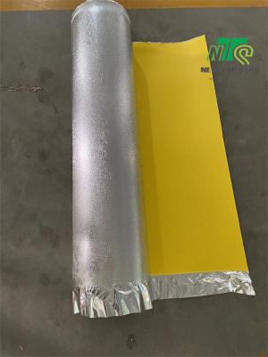 China Yellow IXPE Foam Underlay 200sqft/Roll Silver Vapor 3-In-1 Flooring Underlayment for sale