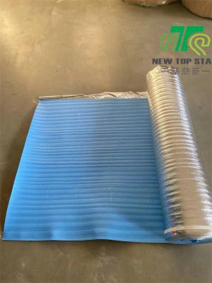 China EPE Noise Block Underlayment Foam 3mm High Density Silver Laminate Underlay for sale