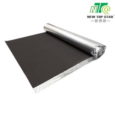 China Closed Cell EVA Foam Underlayment 4mm 5mm Silver Moisture Barrier for sale