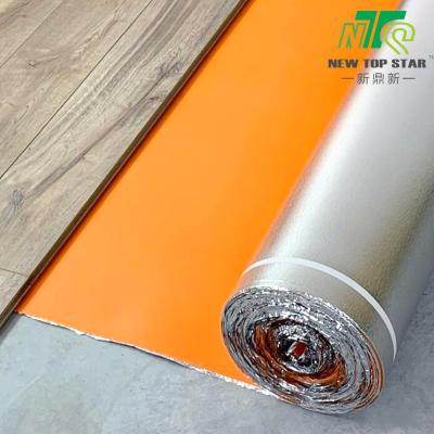 China 2mm Low VOC IXPE Foam Underlayment Heatproof With Vapor Barrier for sale
