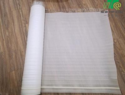 China Lightweight Laminate Floating Floor White Underlay 3mm , EPE Foam Underlay SGS Approved for sale