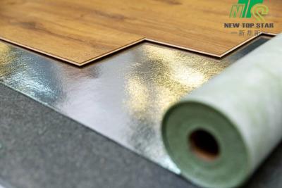 China 2mm Green Acoustic Underlay SGS , 1.6kg/sqm Rubber Floor Underlayment for sale