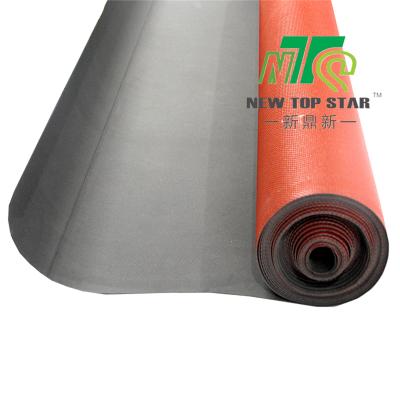 China 1.5mm High Density  Sound Proofing With Embossed Film Flooring Underlayment for sale