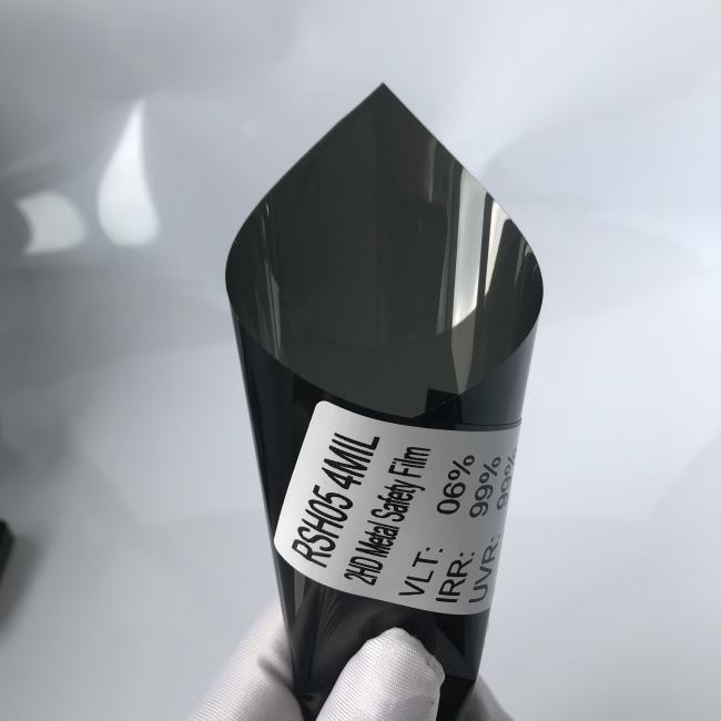 NASIDO Metal Ceramic Film installed on vehicle windshield showing dark tint from outside