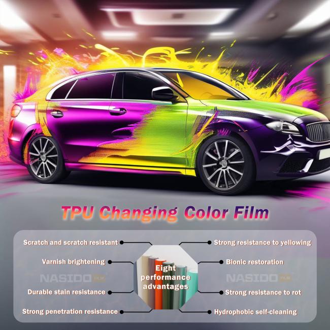 Detail of film's self-healing properties