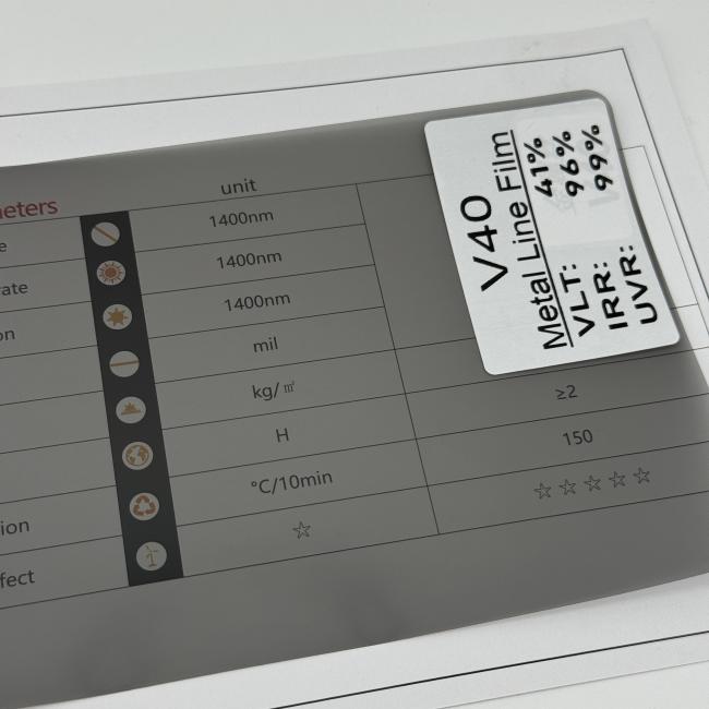 NASIDO V40 Window Film packaging