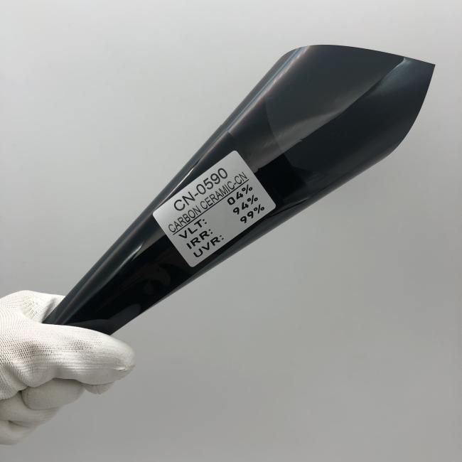 Close-up view of NASIDO CN-5090 Solar Film installation