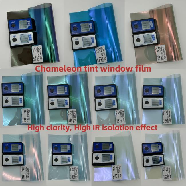 NASDIO Chameleon window film sample 4