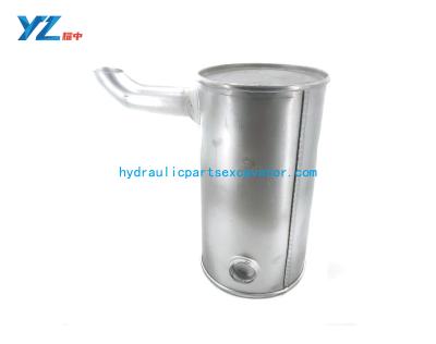 China Hyundai Excavator Exhaust Muffler For R60-7 Silver Colour for sale