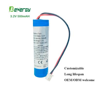 China Rechargeable 3.2V 500mAH Lithium AA Batteries To Replace Ni-CD  Ni-MH Batteries for sale