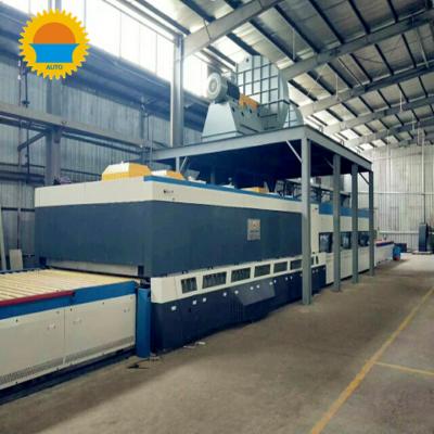 China 19 Loads / H Tempered Glass Manufacturing Machine High Efficiency For Solar Energy for sale