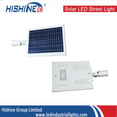 China Luz de calle de 40 vatios LED con el panel solar Bult-En el CE integrado ROH en venta
