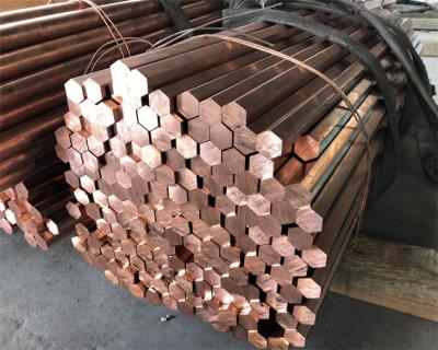 China ASTM B98 Oxygen Free Copper Rod Pure C10200 C11000 Customizable Shape for sale