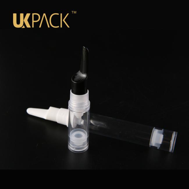 Silk-Screen printing empty plastic cosmetic eye airless bottle