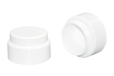 China PP Double Layer Round Shoulder Cream Jar Bottle Hot Filling Cleansing Balm 50g 100g en venta