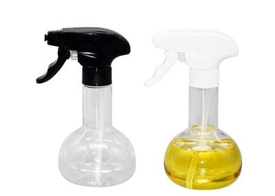 China Round 250ml Reusable Cooking Oil Spray Bottle Pp Pet Liquid Container Trigger for sale