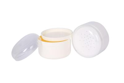China 120g Cosmetic Powder Container PP Jars For Makeup Loose Talcum Powder Dry Products for sale