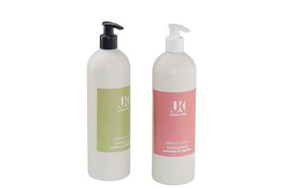 China 400ml PMU inorganic biodegradable packaging bottle with 100% PP Mono  cosmetic pump for sale