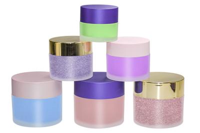 China Acrylic Dip Powder Nail Jars 15g 30g  50g   cosmetic acrylic nail powder box for sale