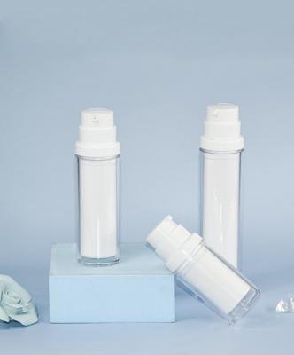 China UKMS27 15-30-50m cosmetics packaging Double layer cosmetic airless pump  bottle for sale