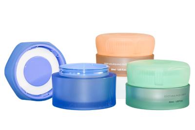 Chine Produits cosmétiques innovants de luxe emballage pot méduse série de conception bouteille cosmétique -30g 50g à vendre
