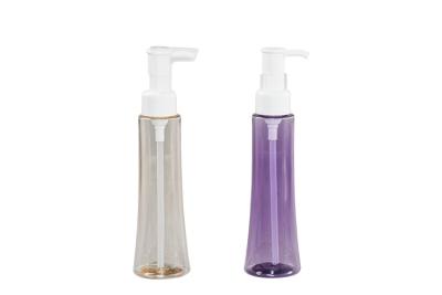 China 100ml PET Makeup Cleansing Oil Makeup Remover Pump Bottle Cosmetic Cleanser Packaging UKG30 for sale