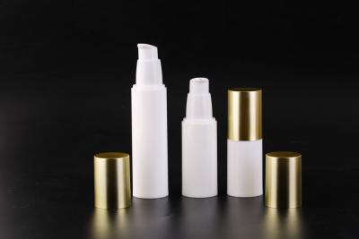 China 20ml 30ml Airless Pump Bottle Empty Luxury Cosmetic PP Plastic Cream Pump Bottle for sale
