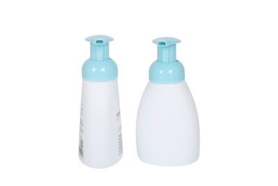 China 250ml Oval Plastic Empty Foam Pump Bottles Facial Cleansing Soap Foaming Bottle for sale