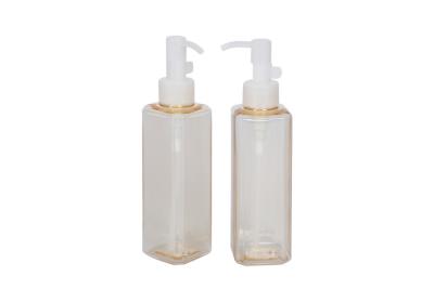 China 180ml Right Angle Shoulder Square Iso9001 Pump Cosmetic Bottles for sale