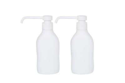 China Matt White 200ml Hand Sanitizer Pump Bottle With Long Nozzle Spray Lotion Pump for sale