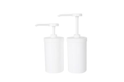 China Polypropylene Plastic Condiment Pump With 1000ml Container for sale