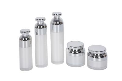 China 100ml Airless Cosmetic Pump Bottle Set For Face Moisturizing Skin Care Set for sale