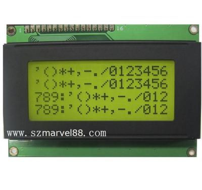 China M1604A-Y5,16x4 Character Dot-matrix LCM, 1604LCM,STN yellow green, transmissive/negative, for sale