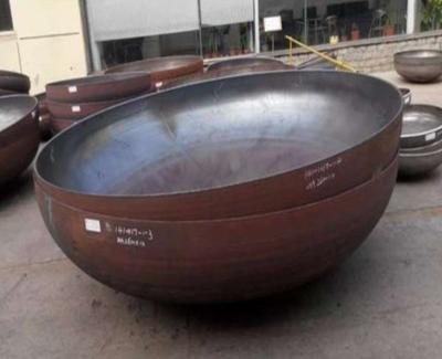 China Safety Spherical Heads End Domed Stainless Steel Tube Caps ISO9001 for sale