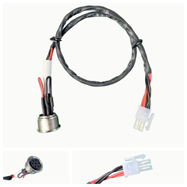 Quality Server Chassis Internal Custom Wire Harness RS 6 Pin Din Socket To Mx4.2 2*1 Pin for sale