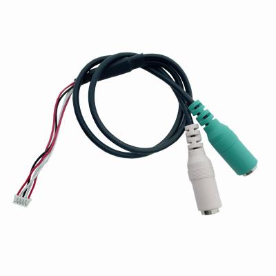 China Female To PIN Type Aux Audio Cable 3.5mm Laptop Speaker TV Audio Connector Cable 107 for sale