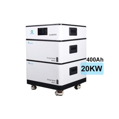 China 51.2V Solar Battery Storage , 20kwh Lithium Ion Battery With Inverter for sale