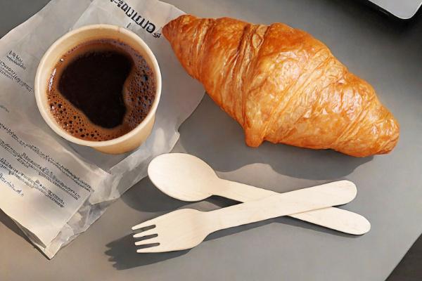 chemical-free compostable wooden spoons