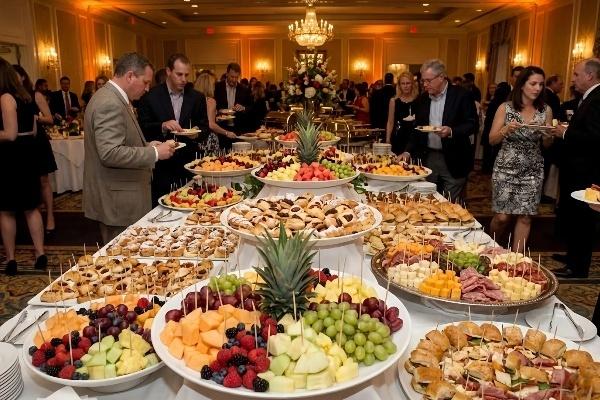 Commercial catering supplies and bulk wood toothpicks for corporate banquets and parties
