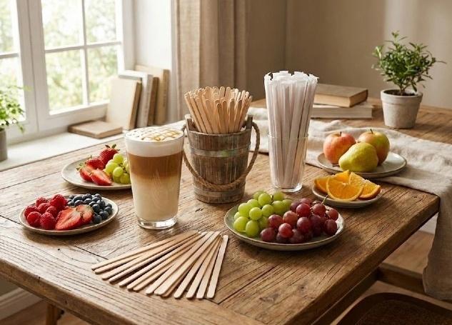 Party supplies coffee stir sticks wood for mixing drinks